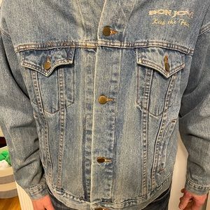 Bon Jovi denim jacket.